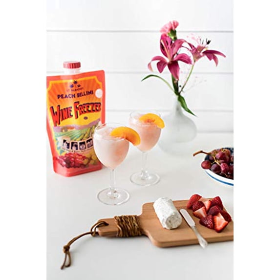Lt. Blender's Wine Freezer, Peach Bellini (Pack of 4)