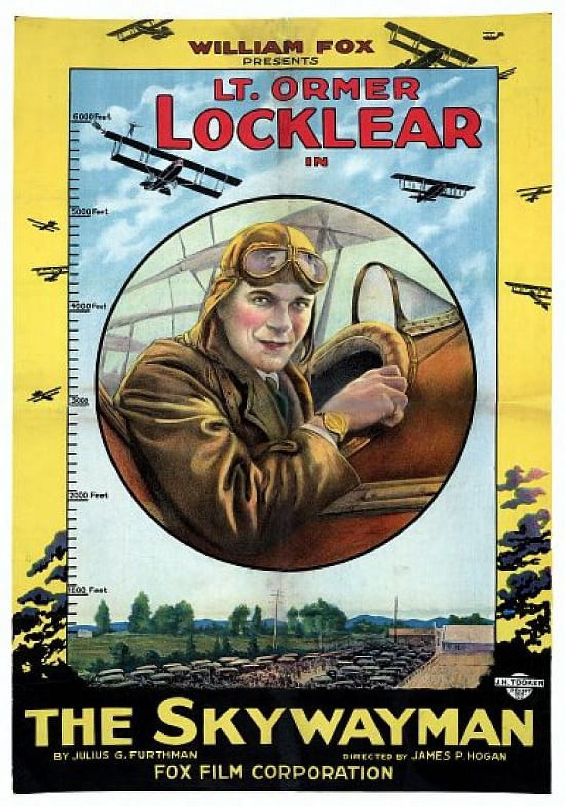 Lt Ormer Locklear The Skywayman Vintage Movie Canvas Art - (18 x 24)