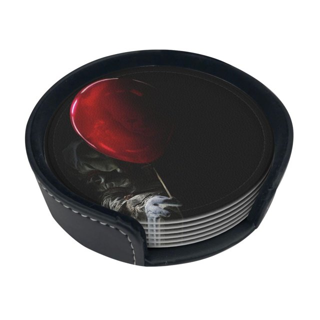 Lt Pennywise Leather Coasters Protect Furniture From Water Marks And