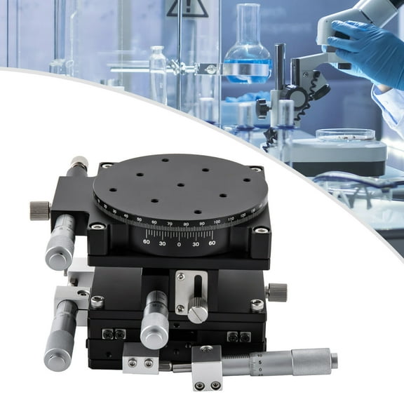 Lt90-Lm Manual Driven Standard Precision XYZR 4 Axis Linear Positioning Stage New