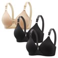 thumbnail image 1 of Ltctricy 3 PC Womens Push up Bras No Underwire Bralettes Comfortable Breathable Full Coverage Everyday Bras, 1 of 3