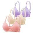 thumbnail image 1 of Ltctricy 3 PCS Women's Push up Bra No Underwire Breathable Breathable Supportive Comfortable Everyday Bras, 1 of 3