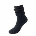 thumbnail image 1 of Ltctricy 3 Pairs Womens Slouch Sock Lounge Knitted Ribbed Scrunch Socks Fall Winter Warm Cozy Comfort Boot Socks, 1 of 7
