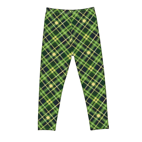 Ltctricy Baby Girls St. Patrick's Day Leggings Children's Cute Stretchy Soft Yoga Pants Comfy Fashion Full Length Tight Pants