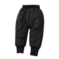 thumbnail image 1 of Ltctricy Boys Girls' Puffer Pants Toddler Baby Fleece Lined Elastic Waist Tapered Leg Quilted Jogger Pants Thick Thermal Trousers(Black,3-4 Years), 1 of 5