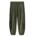 thumbnail image 1 of Ltctricy Boys' Lightweight Joggers Children Elastic Waist Mesh Pull on Cinch Bottom Outdoor Hiking Pants Athletic Casual Pants(Green,6-7 Years), 1 of 7
