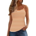 thumbnail image 1 of Ltctricy Camisole Tops for Women 2025 Summer Spaghetti Strap Scoop Neck Striped Slim Tank Tops Soft Casual Sleeveless T Shirts, 1 of 6