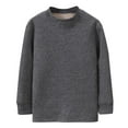 thumbnail image 1 of Ltctricy Children's Thermal Shirts Girls Boys Long Sleeve Mock Neck Fleece Lined Base Layer Tops Fall Winter Warm Clothes(Gray,6-7 Years), 1 of 4