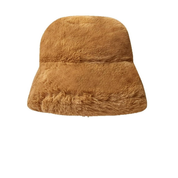 Ltctricy Fleece Brim Hat for Women Elegant Cute Fuzzy Winter Warm Hat Fall Trendy Soft Fashion Solid Color Cap