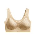 thumbnail image 1 of Ltctricy Front Closure Bras for Women Wireless Supportive Lift Full Coverage Bralette for Seniors Comfort Push up Bras, 1 of 3