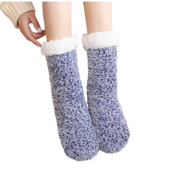 Ltctricy Fuzzy Socks for Women Gifts Plush Soft Warm Fall Winter per Socks Christmas Gifts Cute Lounge Comfort Sleep Home Socks