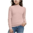 thumbnail image 1 of Ltctricy Girls Boys' Sweaters Toddler Baby Long Sleeve Mock Ribbed Knit Pullover Sweater Tops Children Fall Winter Clothes(Pink,3-4 Years), 1 of 5