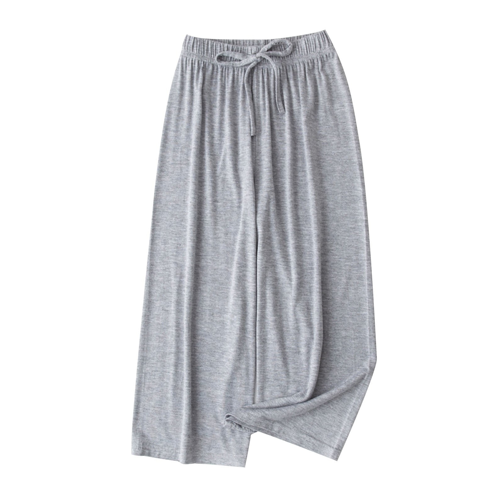Girls Pants Wide Leg Elastic Waistband Gingham Black & White
