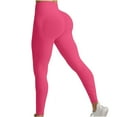 thumbnail image 1 of Ltctricy Leggings for Women High Waisted Butt Lifting Textured Stretchy Slim Workout Yoga Pants Gym Running Tights(Hot Pink,Small), 1 of 7