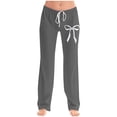 thumbnail image 1 of Ltctricy Lounge Pants for Women Plus Size Elastic Waist Drawstring Printed Casual Yoga Sweatpants Comfy Pajama Pants(Gray,Small), 1 of 5