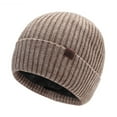 thumbnail image 1 of Ltctricy Men's Women's Beanie Hat Unisex Knitted Fleece Lined Pullover Cap Winter Warm Trendy Soft Comfort Hat, 1 of 2