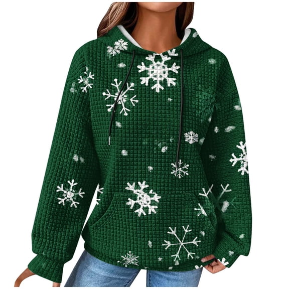 Ltctricy Plus Size Christmas Sweatshirt for Women Fall Fashion Cute Hoodies Pullover Tops Loose Long Sleeve Comfy Winter Shirts