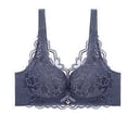 thumbnail image 1 of Ltctricy Push up Bras for Women Comfortable Padded Lifting Full Coverage Floral Lace Bralettes Supportive Everyday Bras, 1 of 3