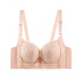 thumbnail image 1 of Ltctricy Push up Bras for Women Comfortable Wireless Padded Lift Supportive Lace Bralettes Soft Cotton Everyday Bras, 1 of 5