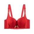 thumbnail image 1 of Ltctricy Push up Bras for Women Comfortable Wireless Padded Lift Supportive Lace Bralettes Soft Cotton Everyday Bras, 1 of 2