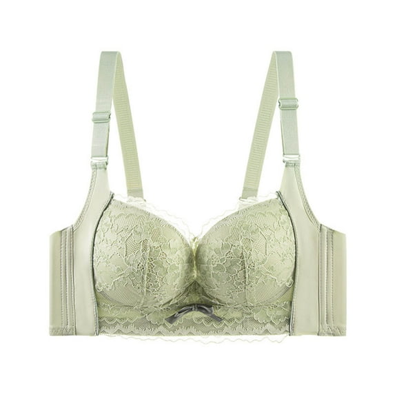 Ltctricy Push up Bras for Women Comfortable Wireless Padded Lift Supportive Lace Bralettes Soft Cotton Everyday Bras