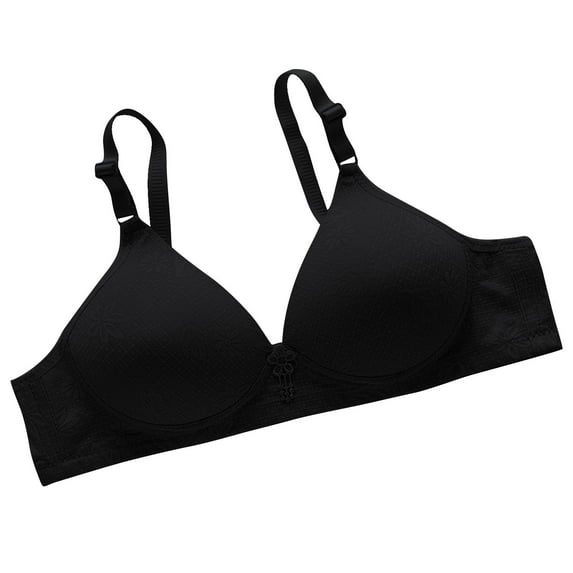Ltctricy Push up Bras for Women No Underwire Support Full Coverage Plunge Lift up Bralettes Comfortable Plus Size Bras