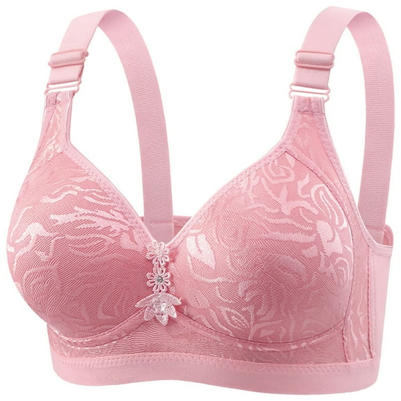 Ltctricy Push up Bras for Women Wireless Supportive Full Coverage Lift up Everyday Bralettes Comfortable Plus Size Bras