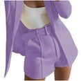 thumbnail image 1 of Ltctricy Shorts for Women Trendy High Waisted Pleated Business Casual Dress Shorts Work Shorts with Belt Pockets, 1 of 6
