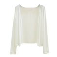 thumbnail image 1 of Ltctricy Sun Shirts for Women Summer Long Sleeve Open Front Casual Loose Lightweight Cardigans Soft Comfy Shrugs, 1 of 4
