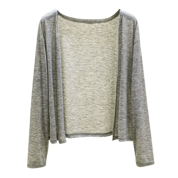 Ltctricy Sun Shirts for Women Summer Long Sleeve Open Front Casual Loose Lightweight Cardigans Soft Comfy Shrugs