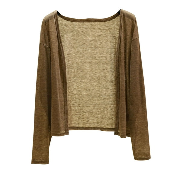 Ltctricy Sun Shirts for Women Summer Long Sleeve Open Front Casual Loose Lightweight Cardigans Soft Comfy Shrugs