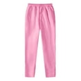 thumbnail image 1 of Ltctricy Sweatpants for Women Casual Loose Elastic Waist Straight Leg Lounge Pants Active Workout Joggers with Pockets(Pink,X-Large), 1 of 7