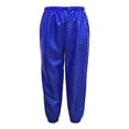 thumbnail image 1 of Ltctricy Toddler Girls Boys Sequin Pants Kids Sparkly Dance Pants Elastic Waisted Jogger Pants Fall Clothes(Blue,7-8 Years), 1 of 5