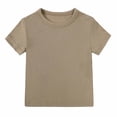 thumbnail image 1 of Ltctricy Toddler Girls Boys' Summer Tops Unisex Baby Newborn Infant Short Sleeve Crew Neck Basic T-Shirts Soft Casual Tees, 1 of 7