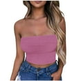 thumbnail image 1 of Ltctricy Tube Top for Women Strapless Eyelet Embroidered Slim Crop Tops Sleeveless Tank Tops Going out Bandeau Shirts, 1 of 5