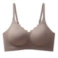 thumbnail image 1 of Ltctricy Wireless Bras for Women Seamless Full Coverage Soft Support Lifting Push up Bras Comfortable Everyday Bralettes(Coffee,X-Large), 1 of 6