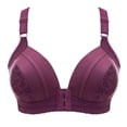 thumbnail image 1 of Ltctricy Wireless Push up Bra for Women Front Closure No Underwire Bralettes Comfort Breathable Everyday Bra, 1 of 2