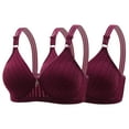 thumbnail image 1 of Ltctricy Women's 2 Pc Push up Bras Comfortable Wireless Full Figure Support Lift up Bralette Breathable Plus Size Bras, 1 of 4