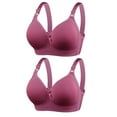 thumbnail image 1 of Ltctricy Women's 2 Pc Push up Bras Wireless Supportive Lift Seamless Full Coverage Bralettes Comfortable Plus Size Bras, 1 of 4