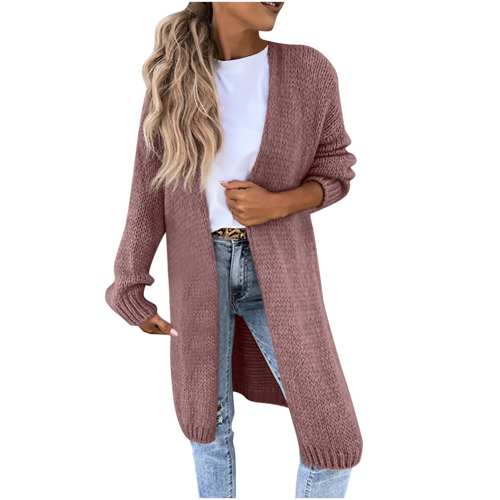 Linen Bolero Shrug XDDLITP 4x Plus Size Summer Cardigan 3/4 Sleeve - Main Image