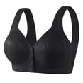 thumbnail image 1 of Ltctricy Women's Front Closure Bras Comfortable Wireless Supportive Full Coverage Push up Bralettes Soft Plus Size Bras, 1 of 6