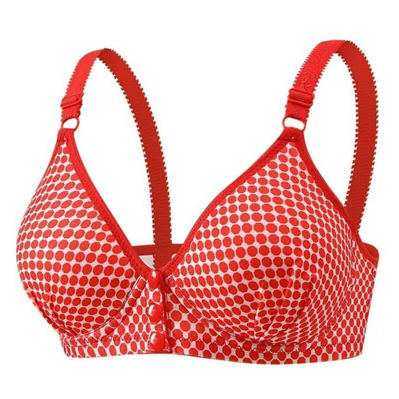 Ltctricy Women's Front Closure Bras No Underwire Supportive Comfortable Full Coverage Bralettes Lift up Everyday Bras