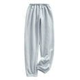 thumbnail image 1 of Ltctricy Women's Fuzzy Fleece Pajama Pants Plus Size Elastic High Waisted Plush Warm Lounge Pants Cozy Sleepwear Pj Bottoms(Light Blue,X-Large), 1 of 6