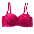 thumbnail image 1 of Ltctricy Women's Lace Bras Underwire Padded Supportive Push up Full Coverage Bralettes Adjustable Straps Bandeau Bras, 1 of 4