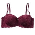 thumbnail image 1 of Ltctricy Women's Lace Bras Underwire Padded Supportive Push up Full Coverage Bralettes Adjustable Straps Bandeau Bras, 1 of 4