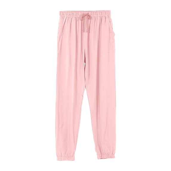 Ltctricy Women's Pajama Pants Lightweight Elastic Waisted Drawstring Cotton Lounge Pants Comfy Pj Bottoms with Pockets