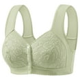 thumbnail image 1 of Ltctricy Women's Plus Size Bras Wireless Front Closure Lace Full Coverage Support Push up Bralettes Comfort Everyday Bras, 1 of 6