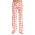 thumbnail image 1 of Ltctricy Women's Plus Size Pajama Pants Plaid Drawstring Elastic High Waisted Wide Leg Lounge Pants Casual Pj Bottoms(Pink,Small), 1 of 4