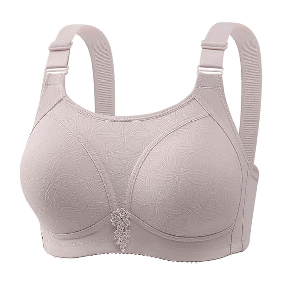 Ltctricy Women's Plus Size Push up Bras No Underwire Supportive Lace Full Coverage Bralettes Comfortable Everyday Bras