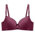 thumbnail image 1 of Ltctricy Women's Plus Size Underwire Bras Seamless Lightly Padded Full Coverage Lace Bralettes Supportive Everyday Bras, 1 of 3